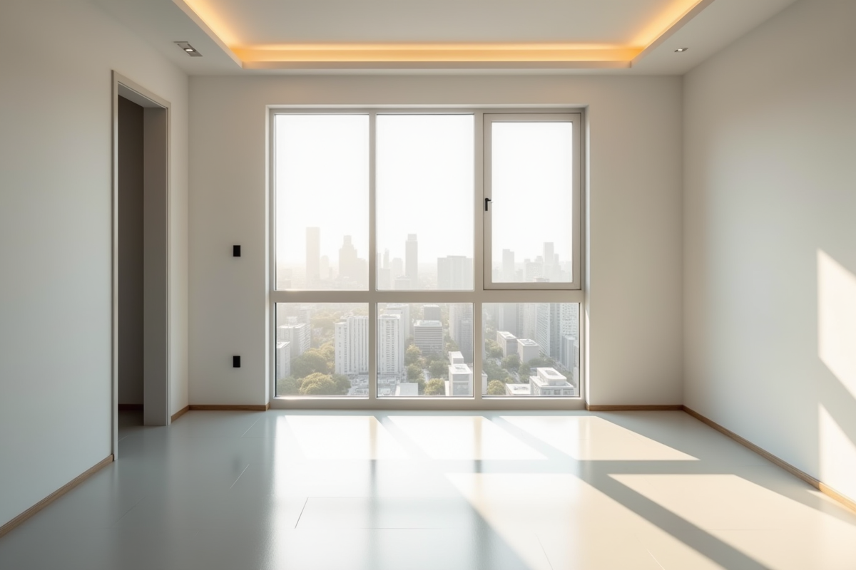 Appartement rénové avec panneau en vente vue sur la ville